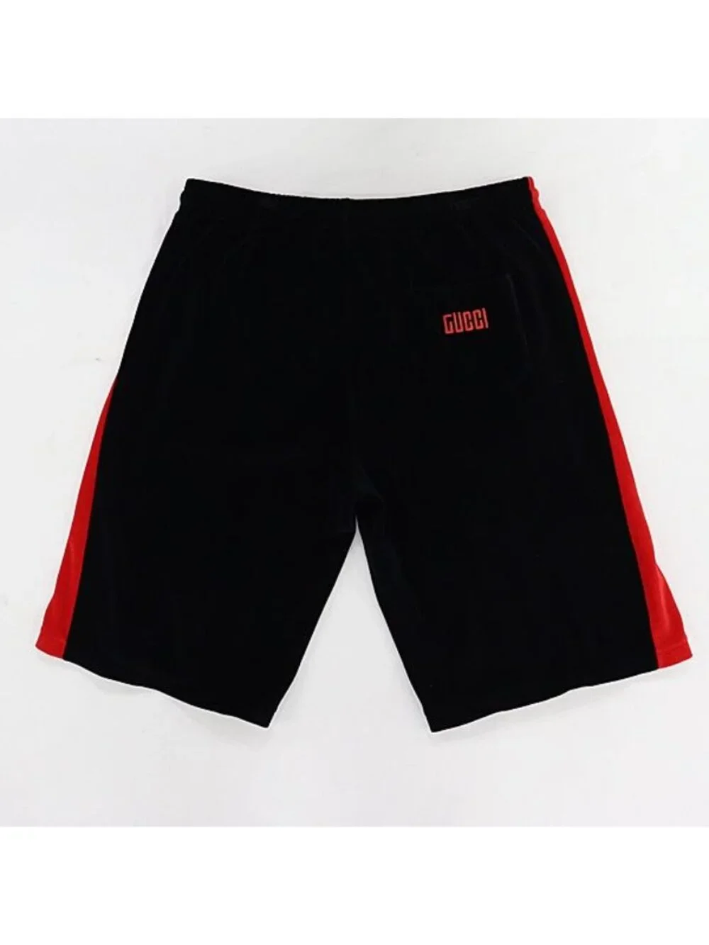 Gucci Shorts Velour Black Red Green Apa Ako Abc